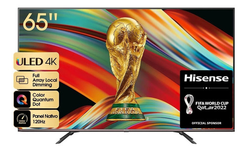 Smart Tv 65  Hisense Uled 4k 65u70g Negro Envio Gratis Vidaa