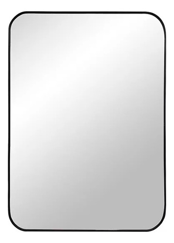 Espejo Colgar Rectangular Negro 50x70cm - Reflejar