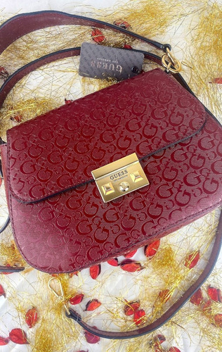 Cartera Guess Original Giana Wine