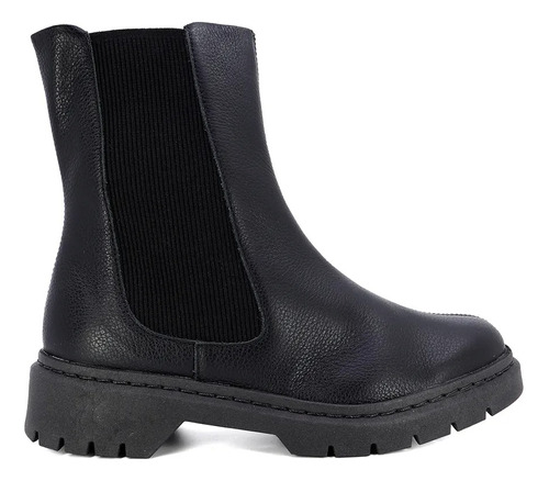 Bota Coturno Feminino Usaflex Chelsea Em Couro Ah2014 