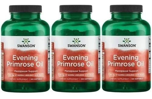 Evening Primrose Oil Aceite 100cp Pack 3x Onagra Enviogratis