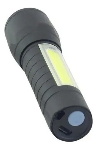Linterna Led Recargable De Mano Usb Zoom Puerto V8 1200 Mah