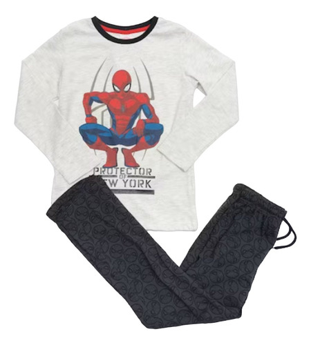 Pijama Algodon Spiderman - Original Marvel