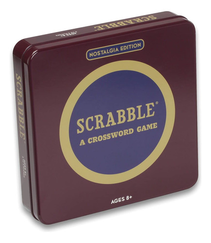 Ws Game Company Scrabble Nostalgia Edition En Lata Coleccio.