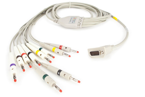 Cable Paciente Decapolar Ecg Electrocardiografo Premium.