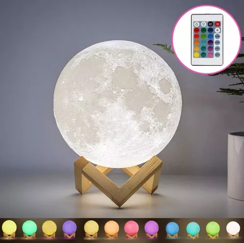Lámpara Luna - 16 colores