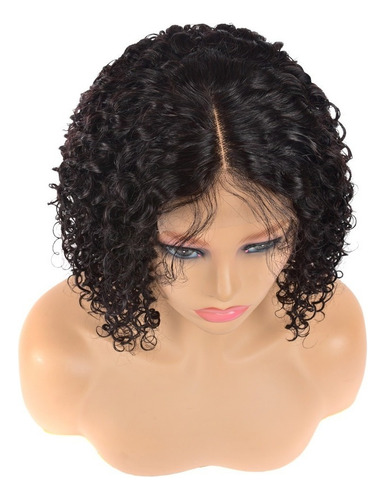 Peruca Cabelo Humano Ondulado 25cm