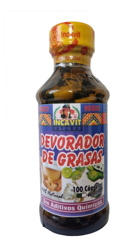 Devorador De Grasa   De 100 Capsulas C/u 500mg