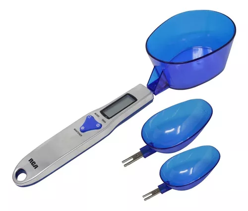 cuchara medidora de cocina YYZZ Báscula de cocina cucharas medidoras digitales precisas de 500 g / 0,1 g cuchara electrónica de gramo