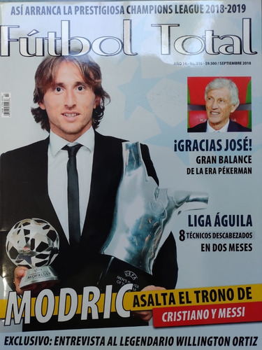 Revista Fútbol Total -  Edición 216