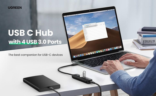 Imagen 9 de 9 de Hub Usb-c - 4 Port Usb 3.0 - Pc / Mac - Excelente Calidad