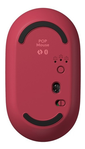 Imagen 5 de 8 de Mouse Inalambrico Logitech Pop Coral Rose
