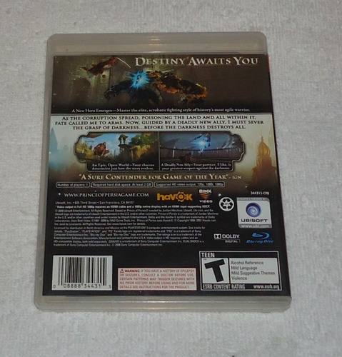 Prince Of Persia Ps3 ** Leia