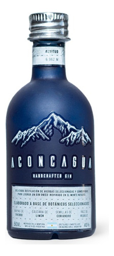 Gin Aconcagua Handcrafted Edición Miniatura 50 Ml London Dry