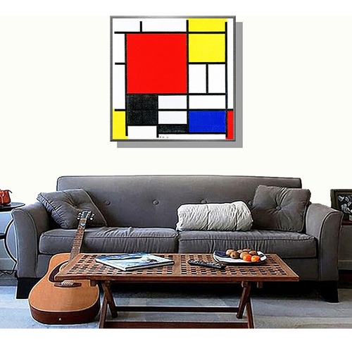 Cuadro Composición En Rojo Amarillo .... - De P. Mondrian 