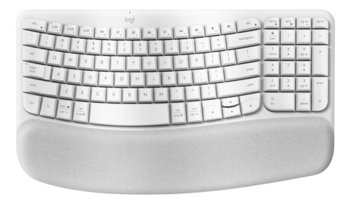 Teclado Ergonómico Inalambrico Logitech Wave Wireless + Bt