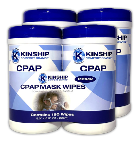 Kinship Comfort Brands Toallitas De Limpieza Cpap Sin Perfu.