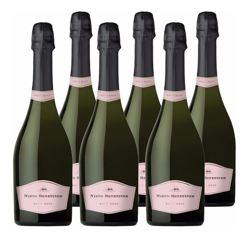 Champagne Nieto Senetiner Brut Rose X750cc Caja X6