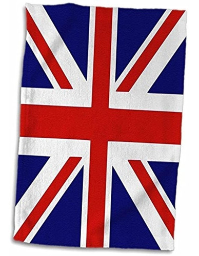 3drose British Flagred Blanco Azul Union Jack Gran Bretaña