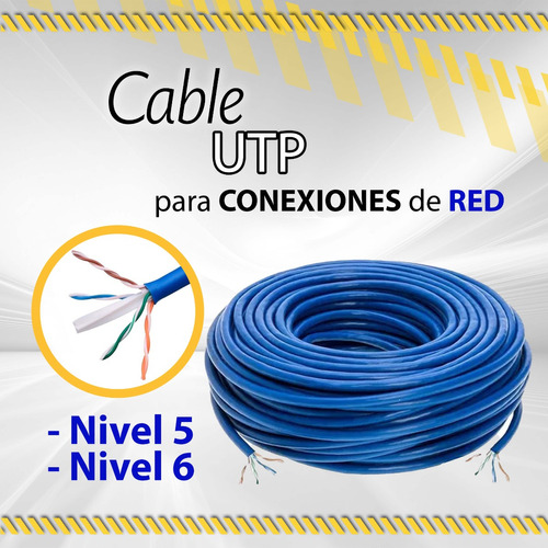 Cable Utp Nivel 5 (000006654) Nivel 6 (0000004719) Cable Red
