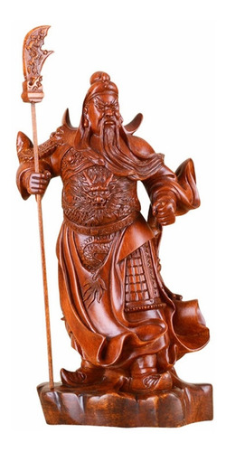 Feng Shui - Guan Gong/kwan Kung Resina Estatua - Wu Cai Shen