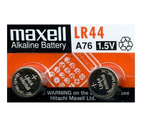 2 Unidades - Pila Lr41 - Maxell 192 Boton