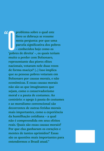 O Pobre De Direita: A Vingança Dos Bastardos, De Jessé Souza., Vol. 1. Editorial Civilização Brasileira, Capa Mole, Edição 1 Em Português, 2024