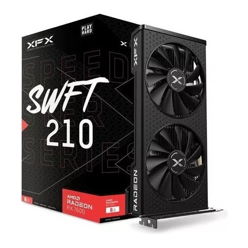 Tarjeta Grafica Xfx Rx7600 Speedster Swft 210 8gb Gddr6