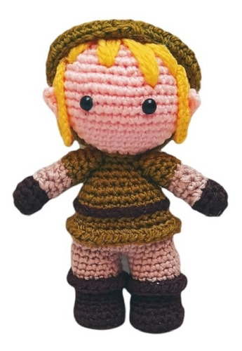 Zelda Link Amigurumi Peluche Tejido A Mano Crochet