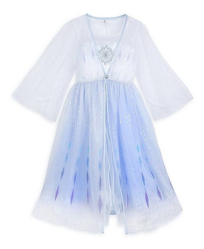 Elsa Frozen 2 Disfraz Camisón Deluxe Talla 7-8 Disney Store 