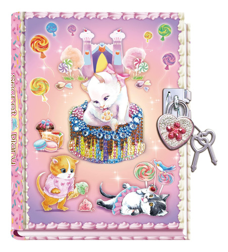 Libro: Diario Secreto De Dudubuy Sweet Kitty Con Cerradura