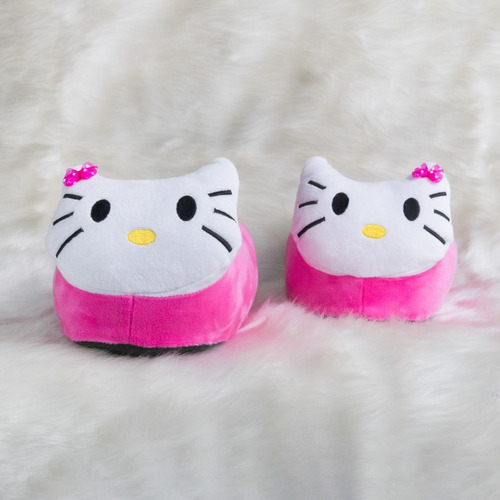 Babuchas De Hello Kitty Para Niños Y Adultos Confortables