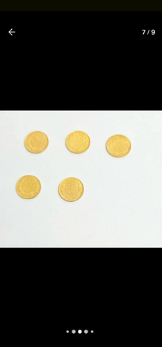 Moneda De Oro 2 Pesos 1945 (Usado)