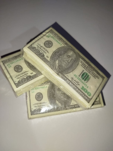 Servilletas Decorativas Dolar X 3 Paq De 10 Unid Cada Paq