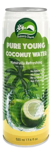 Agua De Coco 520ml 100% Natural - Pure Young Coconut Water