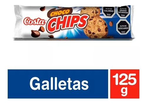 Galletas Costa Choco Chips 125 G