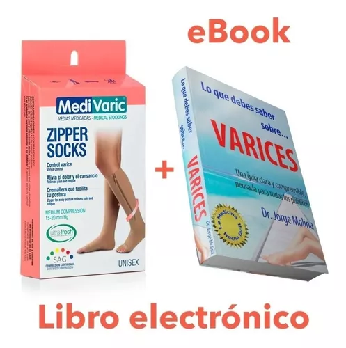 Medias Para La Varice Con Cremallera + Obsequio Ebook!