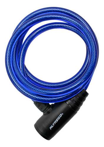 Candado Llave Cadena Para Bicicleta Alta Seguridad 8x1500mm Color Azul