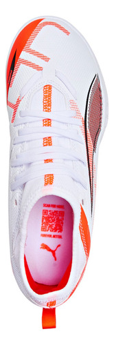 Chuteira De Futsal Juvenil Mid Ultra 5 Match Em Mesh Puma
