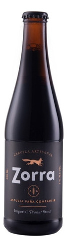 Cerveza artesanal Cervecería Zorra Imperial Peanut Stout 355 mL