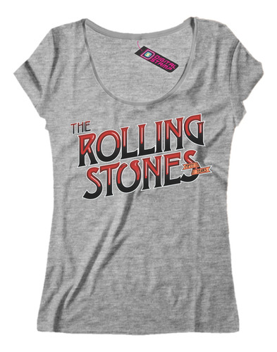 Remera Mujer The Rolling Stones  Rp431 Dtg Premium