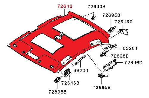 Tapizado De Techo De Lancer 1.6