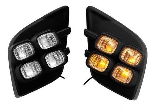 Neblinero Led Dual Ice Cube Toyota Hilux Revo 2015 - 2020