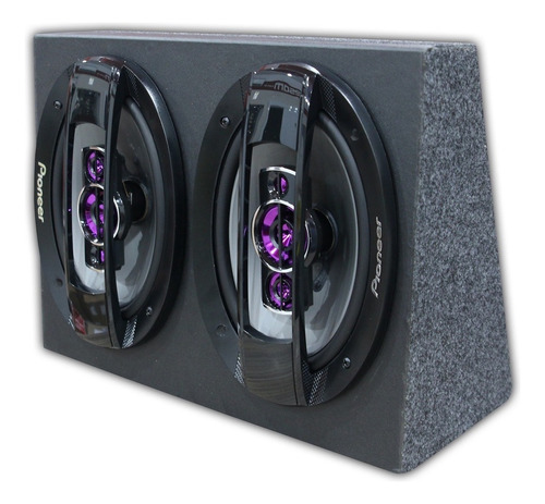 Caixa Automotiva 2 Alto Falante 6x9 Pioneer + Caixa Carpete