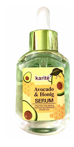 Serum Hidratante Facial Extracto Avocado Palta Y Miel Karite