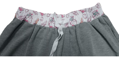 Pijama Hello Kitty Mujer Sudadera Y Pants Estampado Glitter