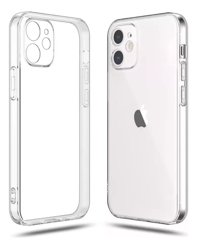 Funda Transparente Para iPhone 12 Cubre Camara