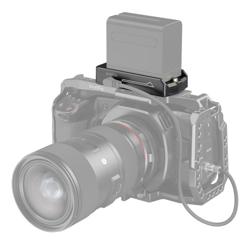 Imagem 6 de 6 de Adaptador Smallrig Plate Bateria Padrão Npf550 750 960/ Lite