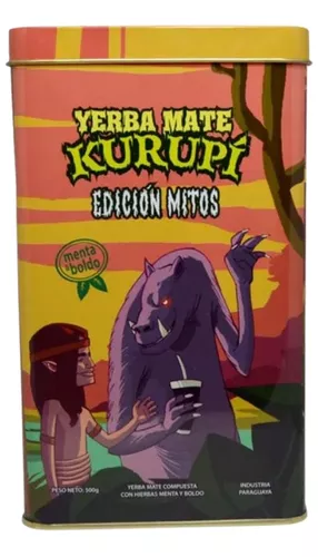 Yerba kurupi Menta y Boldo Edición Mitos - Lata de 500 gr