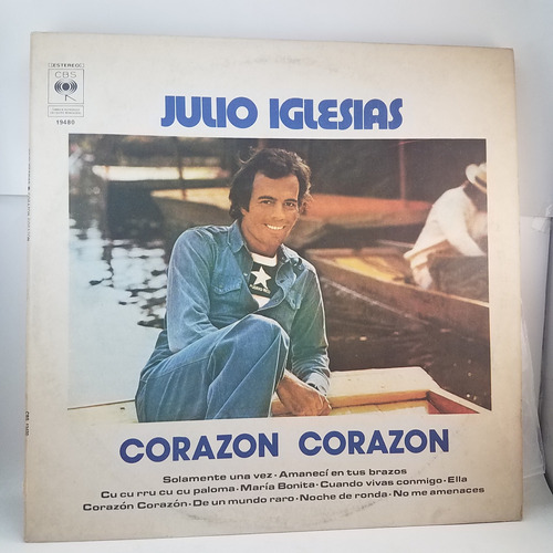 Julio Iglesias - Corazon Corazon - Vinilo Lp - Mb+